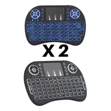 Teclado Bluetooth Rgb Inalámbrico Tv Pc Laptop Mini