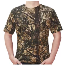 Playera Camuflaje Hombre Corta Militar Caceria Camuflajeada 