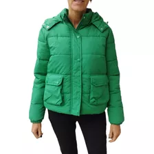 Campera Puffer Mujer Corta Invierno 