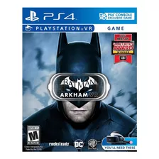 Batman Arkham Vr Ps4 Midia Fisica