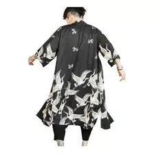 Kimono Japonês Para Homens Yukata Outwear Roupão De Banho Vi