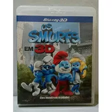 Os Smurfs 3d Bluray Original Lacrado