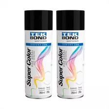 2 Tinta Spray Super Color Uso Geral Secagem Rápida 350ml