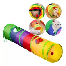 Brinquedo Para Pets Túnel Labirinto Para Gatos Colorido Top