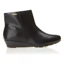 Bota Flat Feminina Preto Modare Cor Preto 01 Desenho Do Tecido Liso Tamanho 35