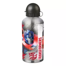 Botella Aluminio Tapa Redonda Transformers