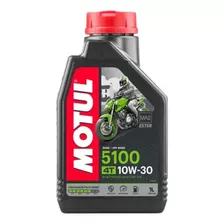 Óleo De Motor Motul Semi-sintético 10w-30 Para Motos E Quadriciclos De 1l Unidade