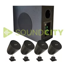 Combo Dumont Subwoofer 120w Sw6 +4 Parlantes 3 S3p Soportes