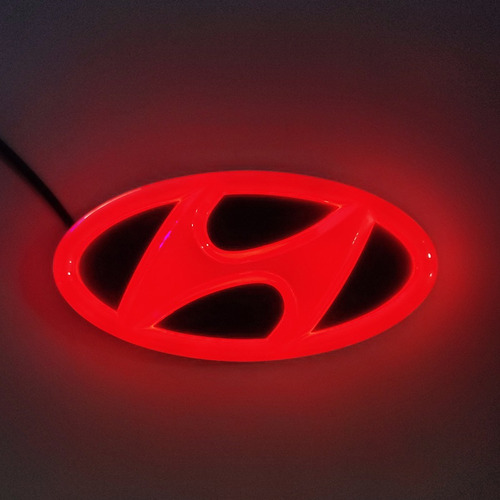 Luz Led Con Logotipo De Hyundai Coche Con Emblema Genial Foto 7