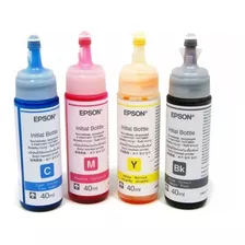 Kit X4 Tintas Originales Epson L120 L200 L210 L220 L380 L395