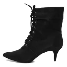 Bota Feminina Cano Médio Salto Baixo 180126 Napa