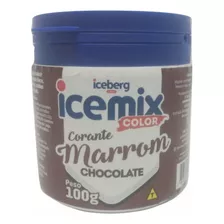 Corante Em Pó Marrom Chocolate 100g Iceberg