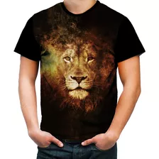 Camiseta Personalizada Rei Da Selva Leão África Rei Leão 05