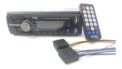 Auto Estereo Radio Bluetooth 200w Max 2 Vias Krack Ks7380s Foto 3