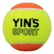 Kit 3 Bolinha Beach Tennis Yins Sport Amarelo Borracha 2,5 