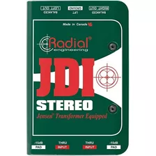 Radial Caja Directa Estéreo Pasiva Jdi Stereo Envio Gratis