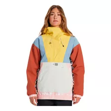 Anorak Dc Snow Mujer Chalet Amarillo-multi Ras