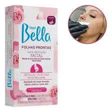 Folhas Prontas P/ Depilação Facial Depil Bella 16 Folhas 