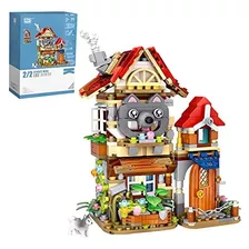 Loz Mini Blocks 1225 Forest Cabin Street View Building Block