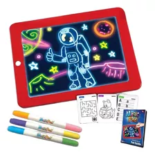 Proyector Dibujo Caballete Infantil Pizarron Led Tablet Niño