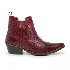 Bota Country Botina Masculina Anaconda Couro Legitimo Bovino