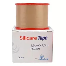 Fita De Silicone Silicare Tape 2,5cm X 1,5 Mts - Vitamedical