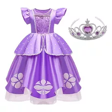 Disfraz Princesa Sofia Vestido Regalo Cumpleaños Importado 
