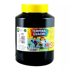 Tinta Guache 500ml Preto Acrilex