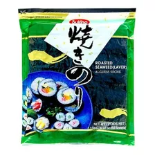 Nori Alga Marinha Para Sushi E Temaki Com 50 Folhas - Sukina