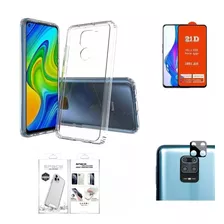 Case Para Xiaomi Redmi Note9 Pro + Mica De Pantalla Y Cámara