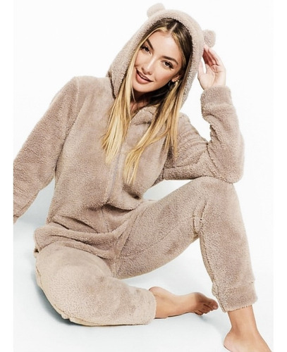 Enterito Largo Mono Pijama Corderito Peluche