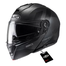 Capacete Hjc I90 Syrex Escamoteavel C/oculos Solar Preto 