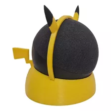 Suporte Alexa Echo Dot 4 Pikachu