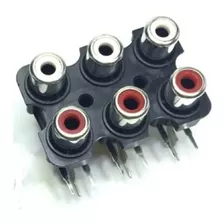 Conector Rca 06 Vias Para Modulo B.buster Bb 1200gl 