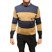 Sweater Narrow Rayado Cuello Redondo Pullover Premium