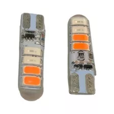 Muelitas 8 Leds Estrobo 2 Tonos T10 Silicon 12v Par