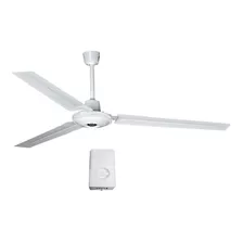 Ventilador De Techo Igoto V5670-w Blanco Con 3 Aspas De Metal, 56 De Diámetro 110 v - 127 v