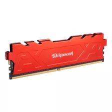 Memoria Ddr4 Redragon 3200mhz Vermelha 8gb Para Pc