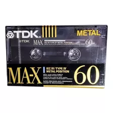 Cassette Audio Tdk Ma-x 60 Type Iv Metal 
