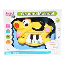 Organo Musical Con Luz Y Sonido Forma De Animal Poppi Baby