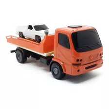 Caminhão Guinho Urban Laranja Com Carro 1430 - Roma