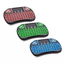 Mini Teclado Led Controle Bluetooth Para Smart Tv Cor Do Mouse Preto Cor Do Teclado Preto