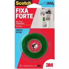 Fita Dupla Face Profissional 3m Fixa Forte 19mm X 2m Scotch