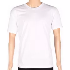 Remera Camiseta Básica Blanca Classic Cuello Redondo Trend