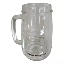 Jarro Cervecero Set X 4 Vidrio Grueso 14 Cm Altura 420ml