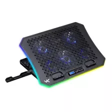 Base Notebook Rgb Ate 19 6 Fans E Suporte Celular - Cn200