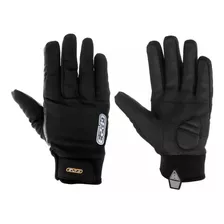 Guantes Moto Gp23 Softshell T/ Neoprene Full Color Negro Talle L