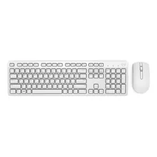 Kit Mouse E Teclado Wireless Sem Fio Dell Km636 Português Cor Do Mouse Branco Cor Do Teclado Branco