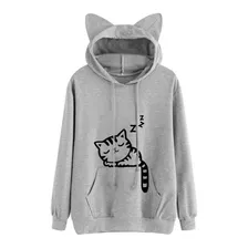 Chamarra-sudadera Gato Durmiente 