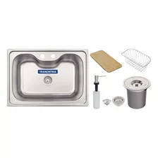 Kit Cuba De Inox Para Pia De Cozinha Tramontina Completa